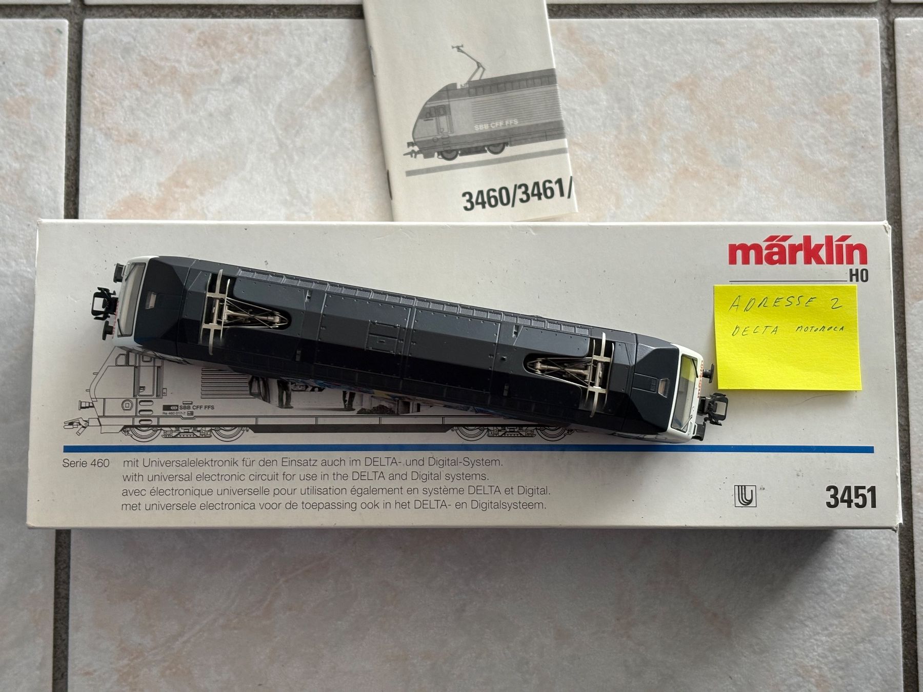 Märklin Modellini di ferrovie: Marklin 3451 Elok 460 SBB Delta – Nuovo (secondo la descrizione) da Hauterive NE venduto da eriamch 1