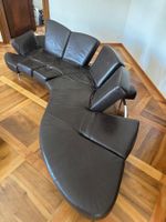 Edra Flap Design Sofa Leder dunkelbraun