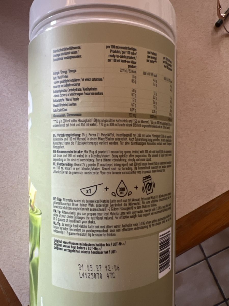 More Nutrition Cibi & Specialità: More Protein iced matcha latte – Nuovo e nell'imballaggio originale da Zäziwil venduto da Lara130802 1