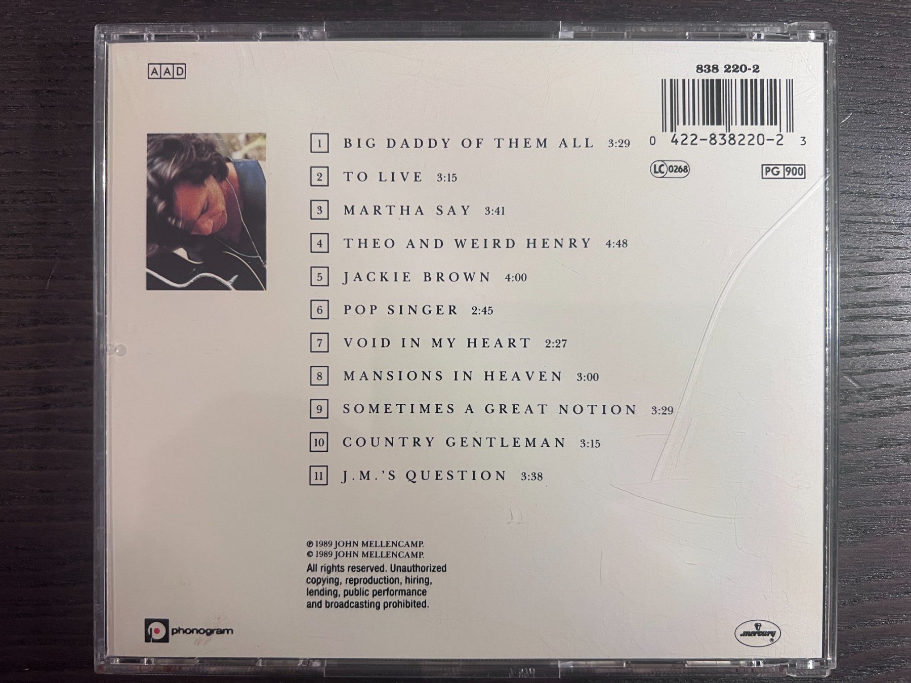 CD: John Mellencamp - Big Daddy – Usato da Zürich venduto da MusikFreunde 1