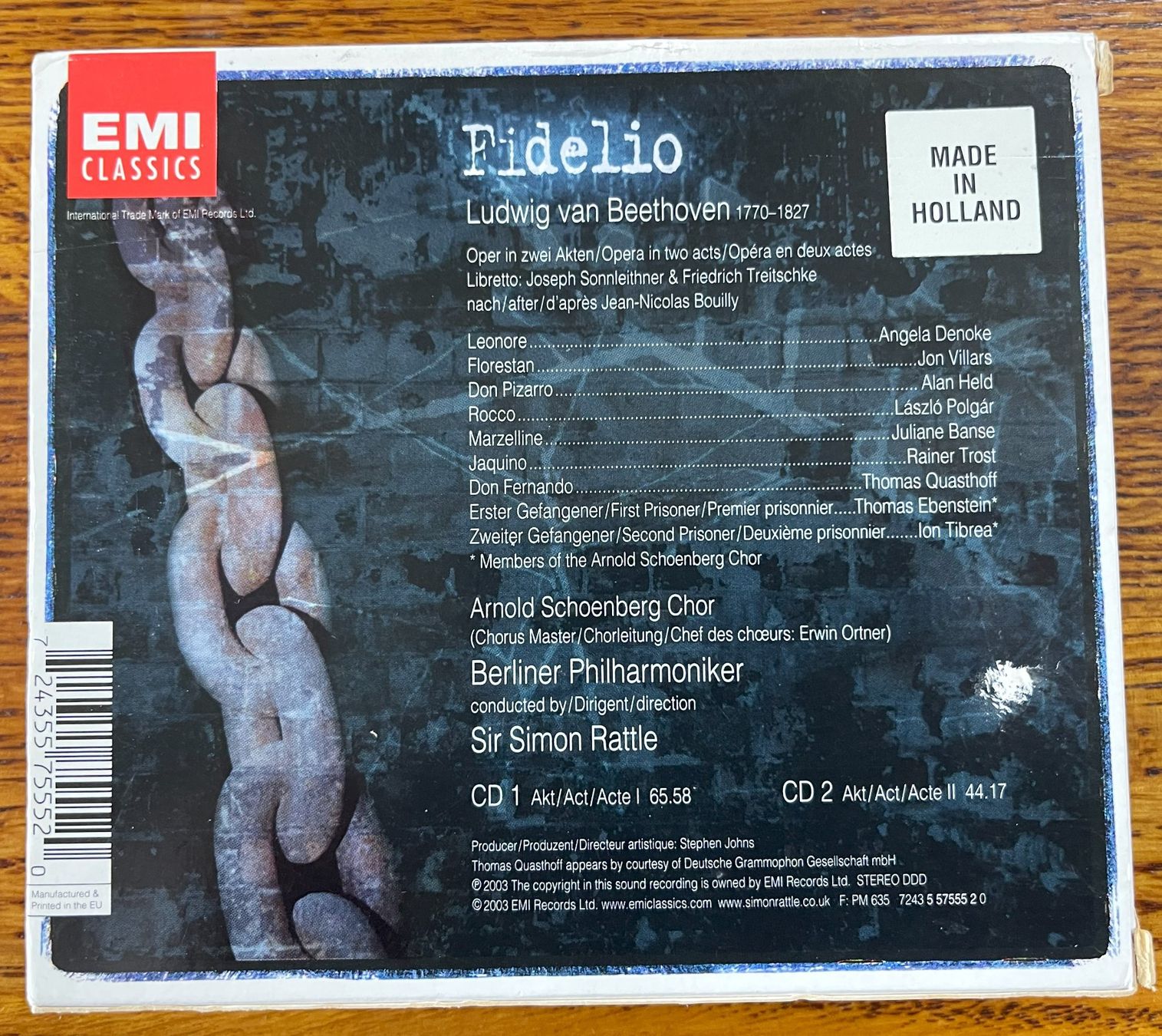 CD: 2CD-Box - Fidelio – Usato da Oftringen venduto da Vucki 2
