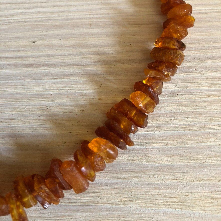 Catenine: wunderschöne, natürliche Bernstein-Kette - halsnah – Nuovo e nell'imballaggio originale da Ittenthal venduto da Hwaggis 3