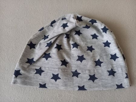 Dünne Mütze / Kappe H&M Gr. 74 / 80 Sterne