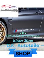 BMW M Performance Kleber 50 cm Lang Silberweiss NEU  2er Set