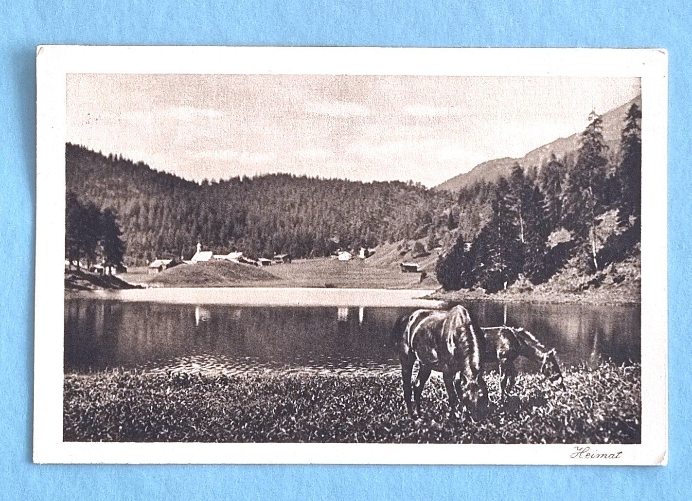 Ansichtskarten: Laret - Schwarzsee - 1925 – Gebraucht aus Rothrist von RROENK