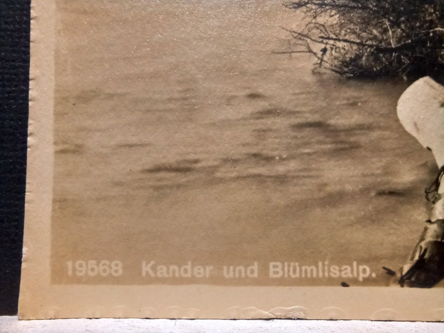 Cartoline postali: No. 19568, Kander und Blümlisalp – Usato da Aarau Rohr venduto da mgvw 1