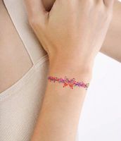 Temporäre Tattoos – Schmetterling & Blumen