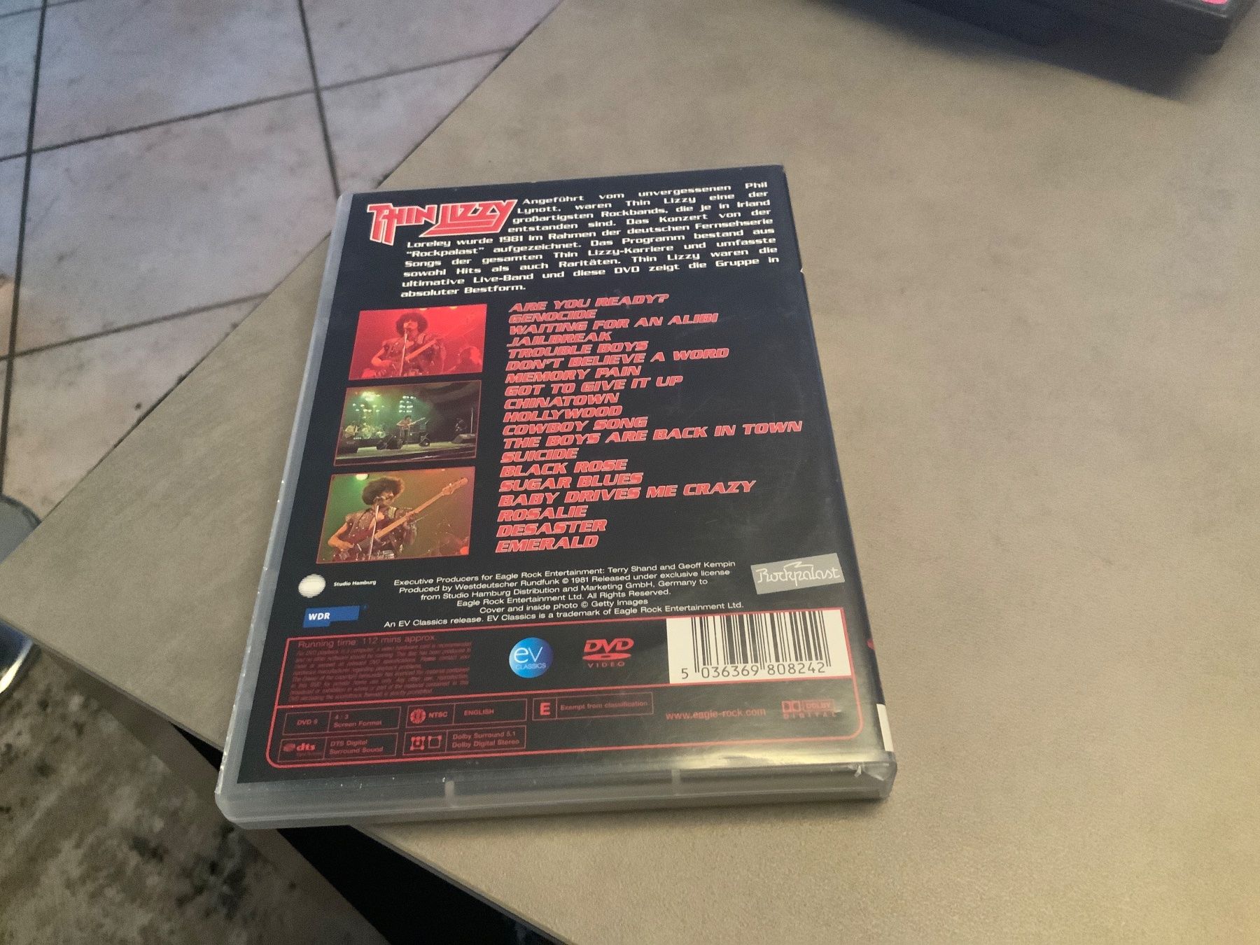 Alle DVDs: Thin Lizzy, Live at Rockpalast, DVD – Gebraucht aus Uster von Macita56 1