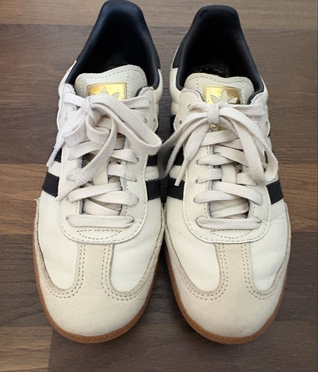 Adidas Scarpe da uomo: Adidas Samba beige schwarz Gr. 40 – Usato da Baden venduto da est_92cz 1