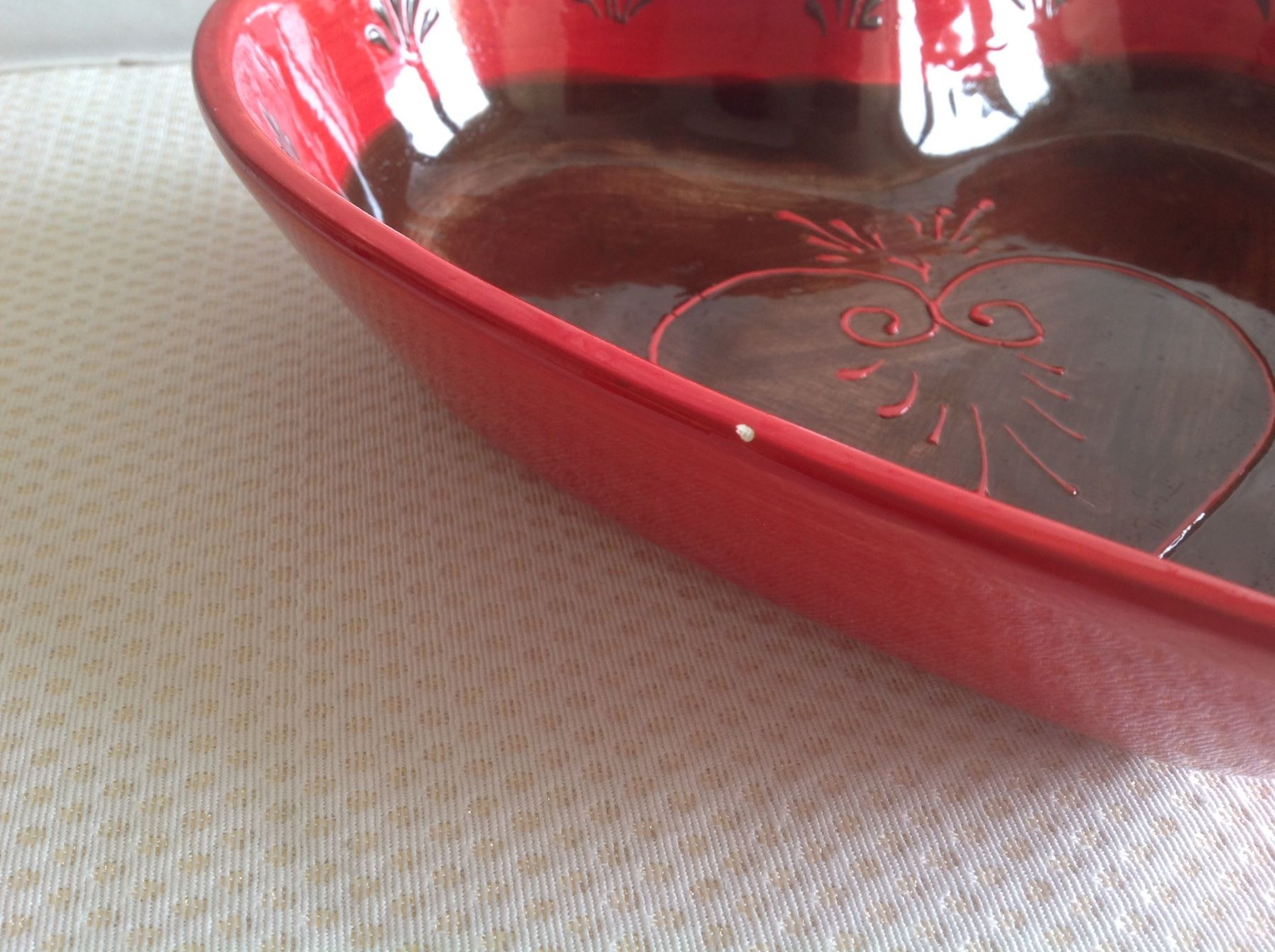 Plateaux: Coeur de Neige - plat à gratin – D'occasion à Sion par accroshoes 2