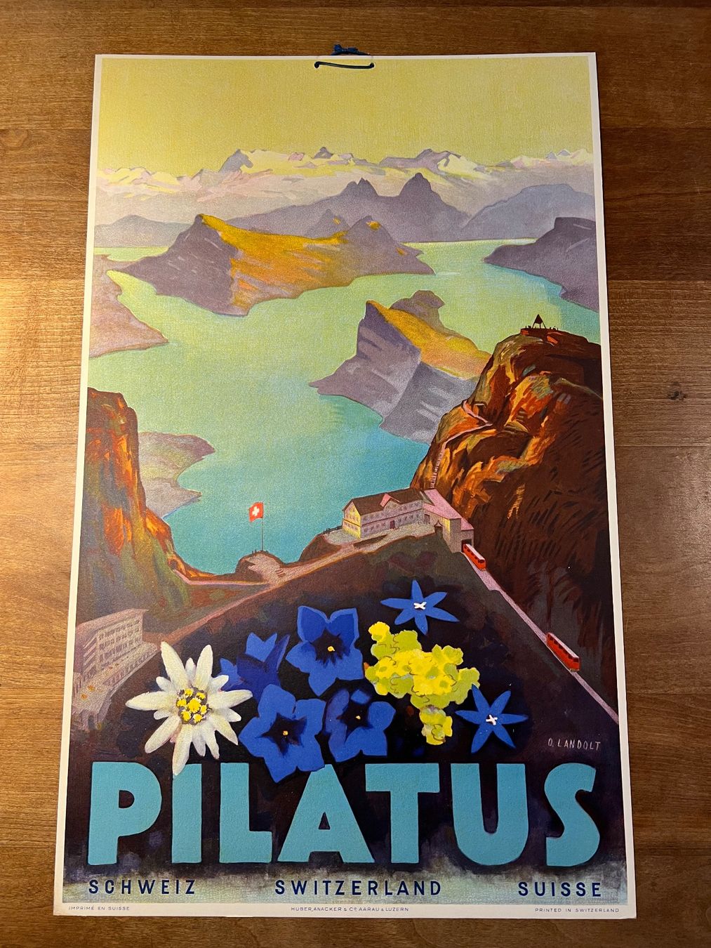 Foto & Immagini: Pilatus Plakat Werbeschild – Usato da Luzern venduto da mintcar
