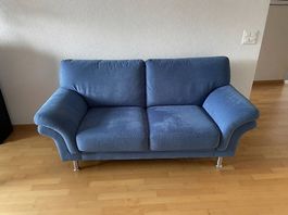 Zwei 2-Sitzer Sofas Alcantara  wenig benutzt, top Zustand
