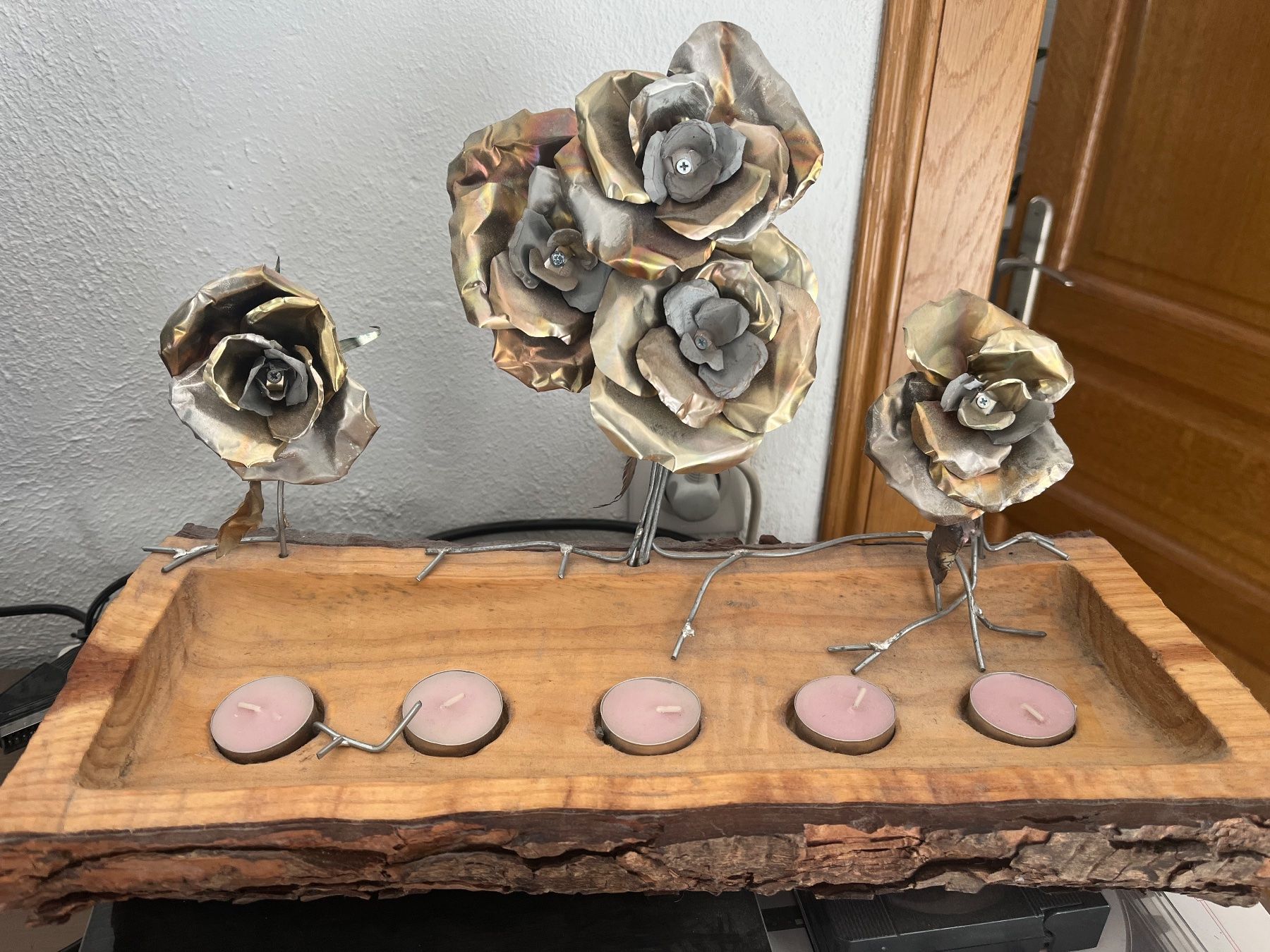 Alle Dekorationen: Décoration roses bougies – Gebraucht aus Veyrier von kimedovapa