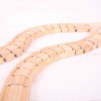 Holzeisenbahn " Biegsame " Schiene