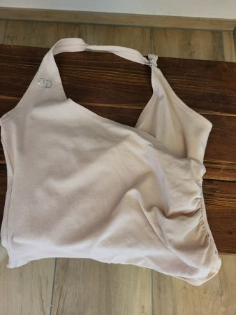 Christian Dior Boutique Wickeltop / Neckholder Rosé – Gr. 36