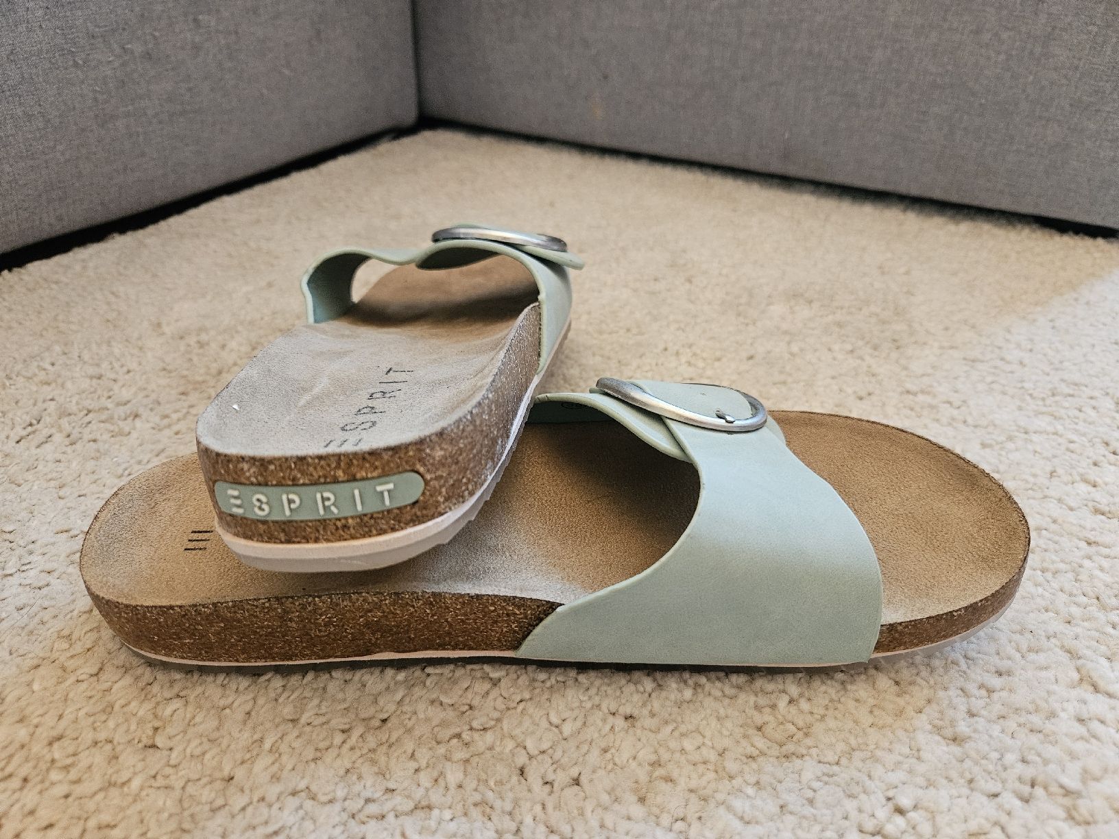 Esprit Scarpe da donna: Esprite Pantolette, salbeigrün, neu – Nuovo e nell'imballaggio originale da Ruswil venduto da agn_pcz9 3