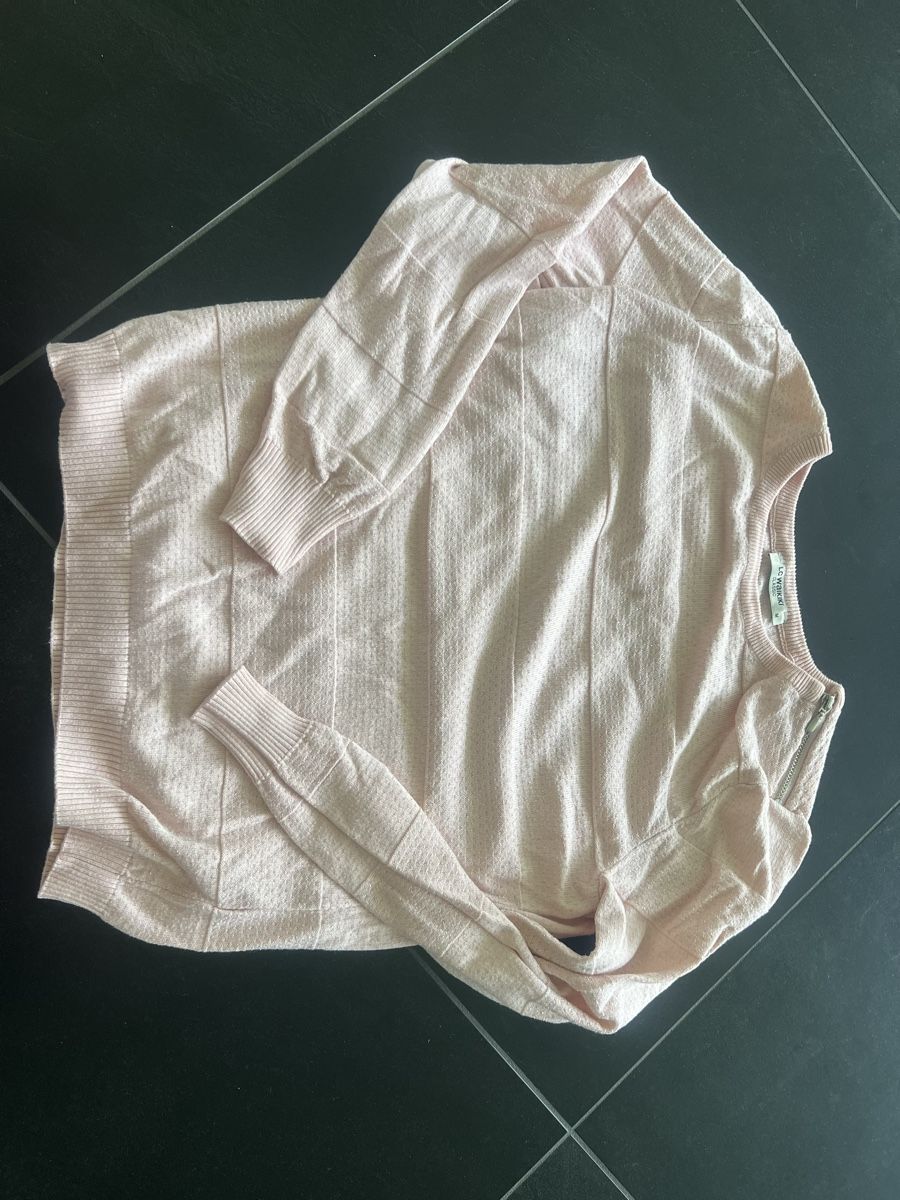 Pullover & Sweatshirts: LC Waikiki Pulli, zartrosa mit Glitzer, Gr. M – Gebraucht aus Bilten von and_6hjn 1