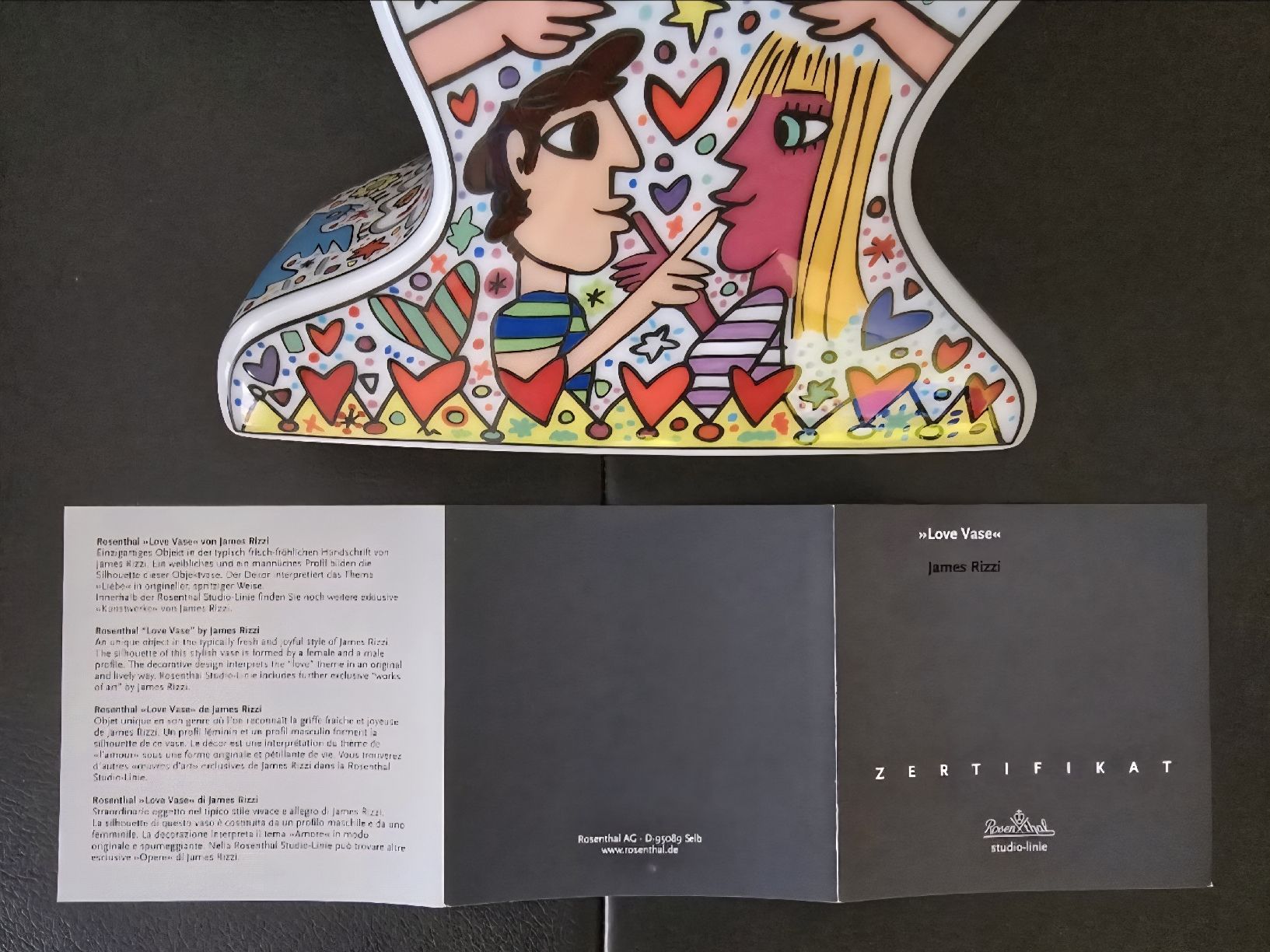 Vasi & Recipienti: James Rizzi "Love Vase"2002 – Nuovo (secondo la descrizione) da Riehen venduto da harald13 2