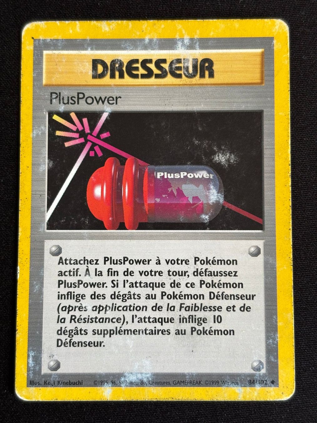 Pokémon Carte collezionabili: Pokemon PlusPower - Set de Base 84/102 - Français – Usato da Bern venduto da Big_GS