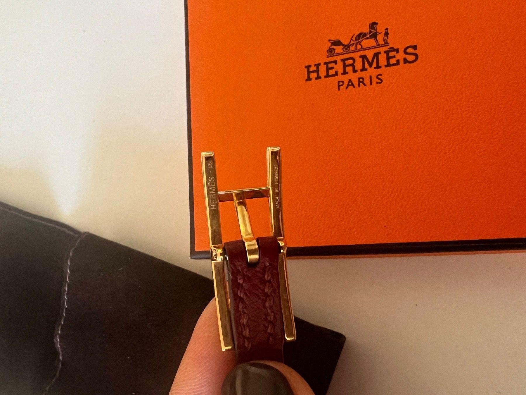 Hermès Bracciali & Braccialetti: HERMÈS bracelet leather – Usato da Meilen venduto da Philin8037