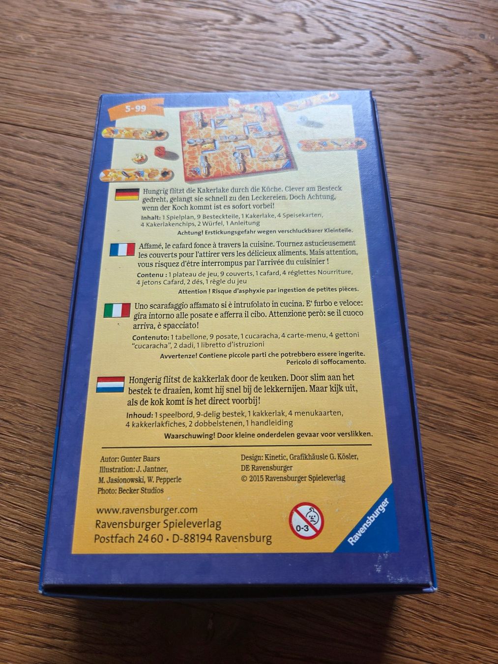 Ravensburger Giochi: Ravensburger La Cucaracha Brettspiel – Usato da Wiler b.Utzenstorf venduto da mipeter84 1