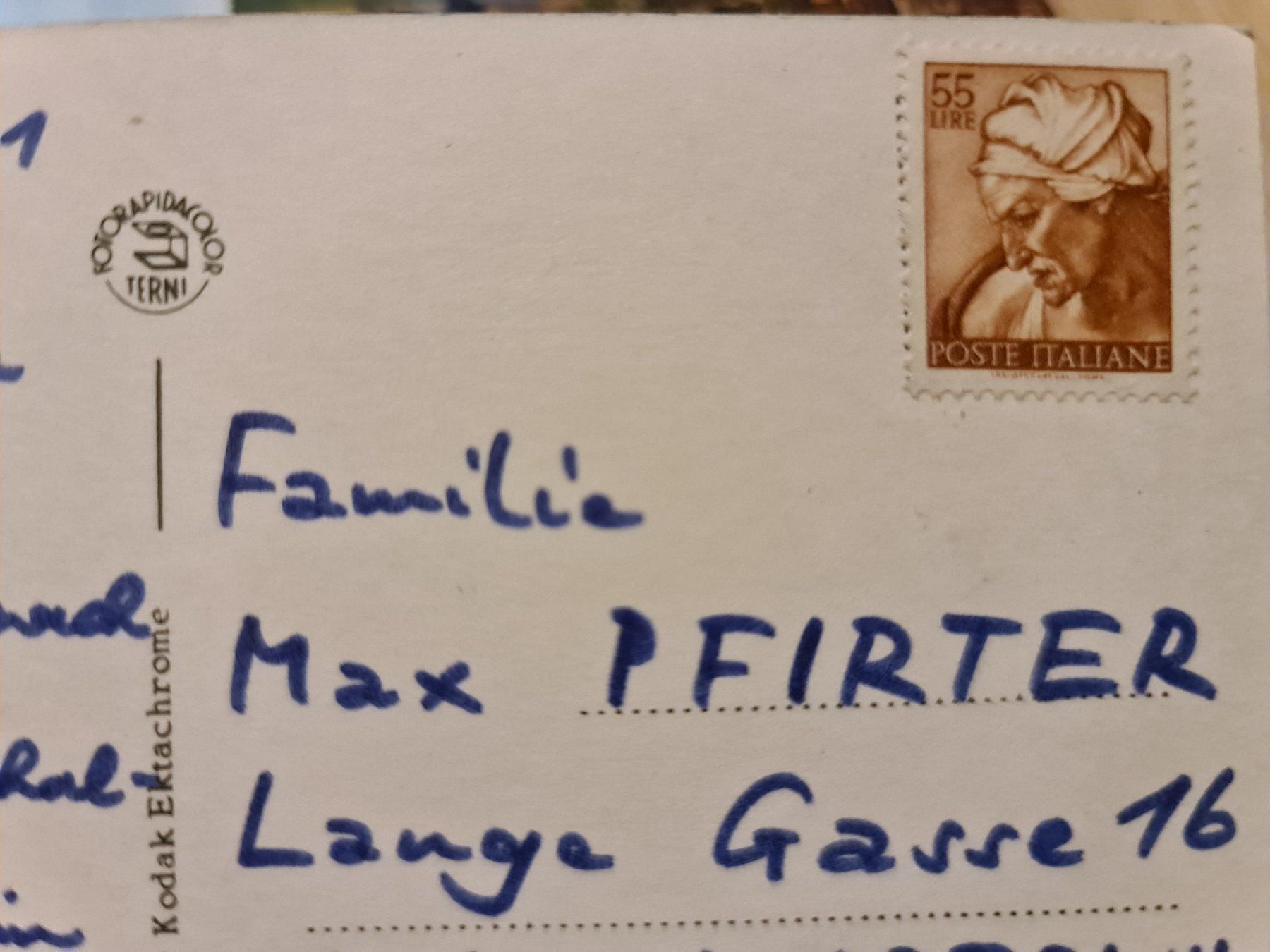 Cartoline postali: Ansichtskarte Rom Michelangelo – Usato da Dintikon venduto da Vexi 1
