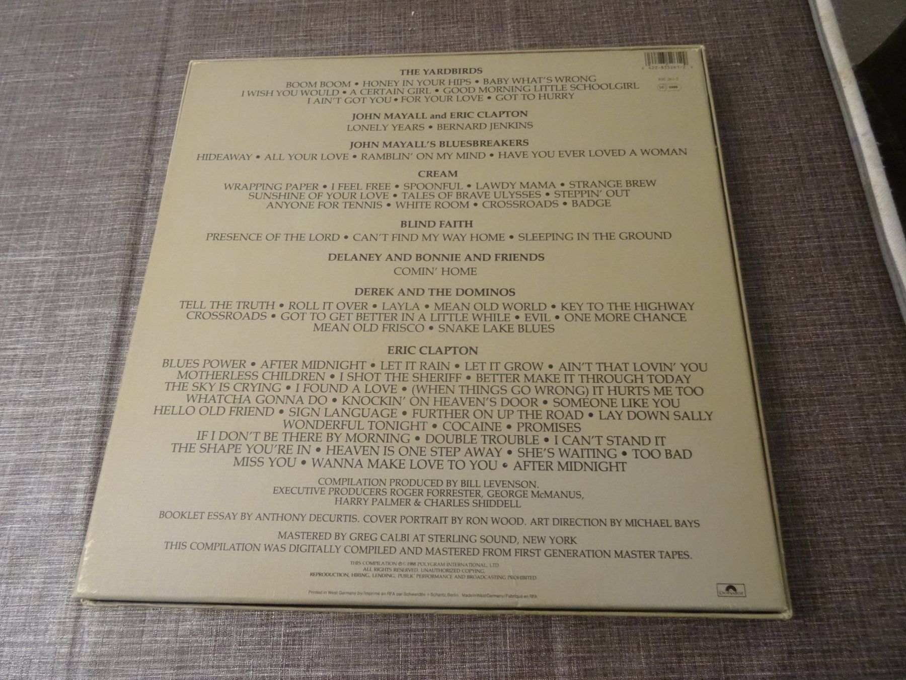 CD: Eric Clapton Crossroads 4 CD Box Set – Usato da Olten venduto da Disc-Ausverkauf 1