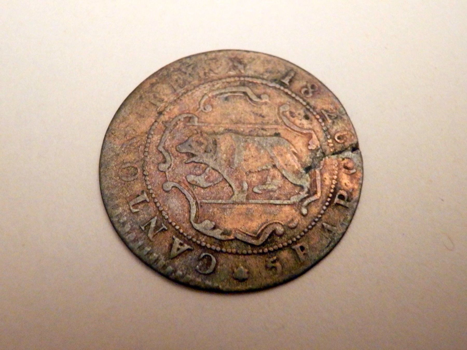 Alle Münzen: Kantonsmünze Bern 1826, 1/2 Batzen – Gebraucht aus Ueberstorf von dinbau 1