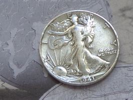 USA 1/2 Dollar 1941 "Liberty Walking"
