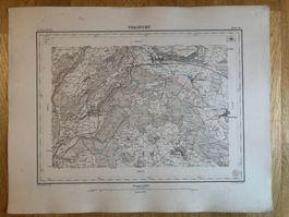 Siegfriedatlas Bl. 45: Thaingen 1885