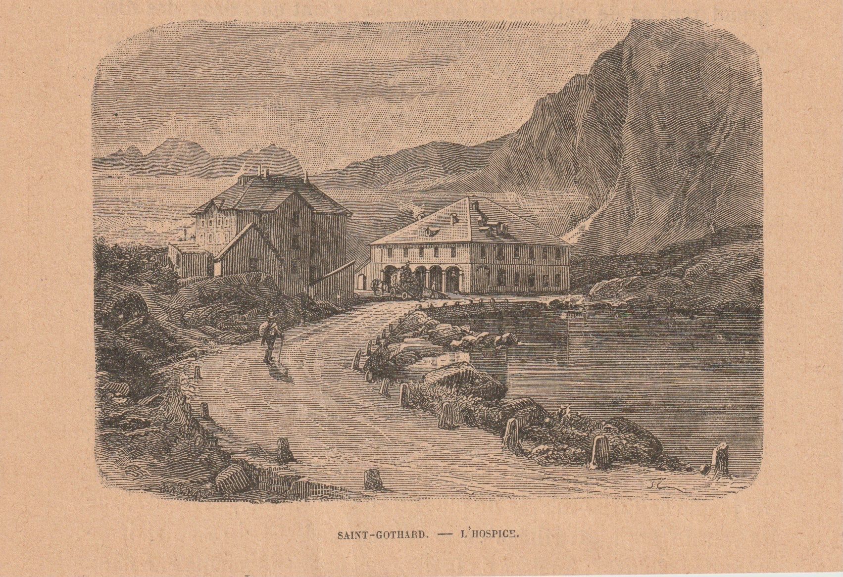 Grafiken & Lithographien: Urner Loch und St. Gotthard – Gebraucht aus Freienbach von Bhaltis 1