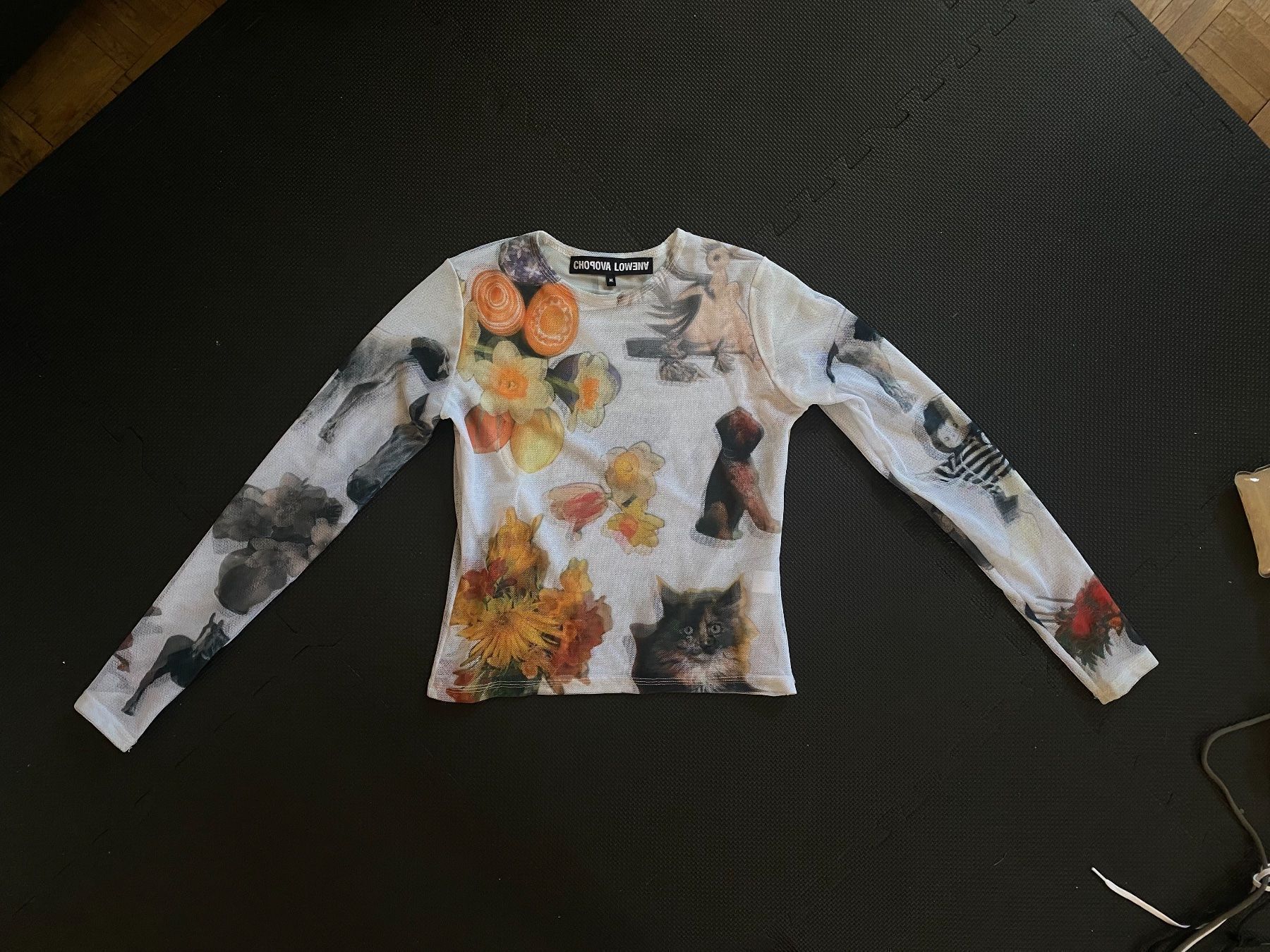 Top: Chopova Lowena sheer longsleeve top, size M – Usato da Zürich venduto da daria_m 4
