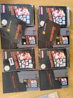 4x Super Mario Bros (NES) OVP Konvolut (2x mit Anleitung)