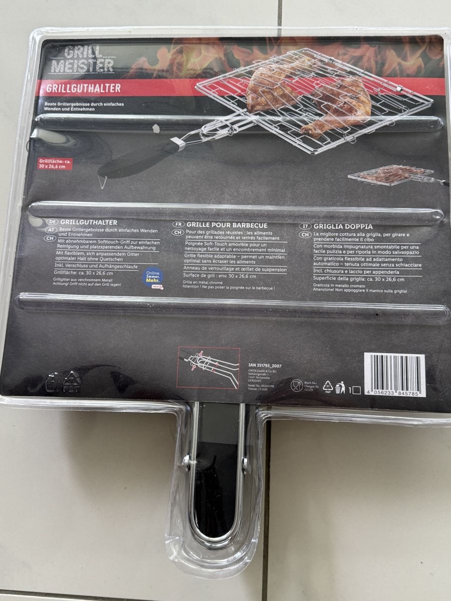 Elettrodomestici da cucina: Bar B Q grillguthalter – Nuovo e nell'imballaggio originale da hochdorf venduto da tariq1 2