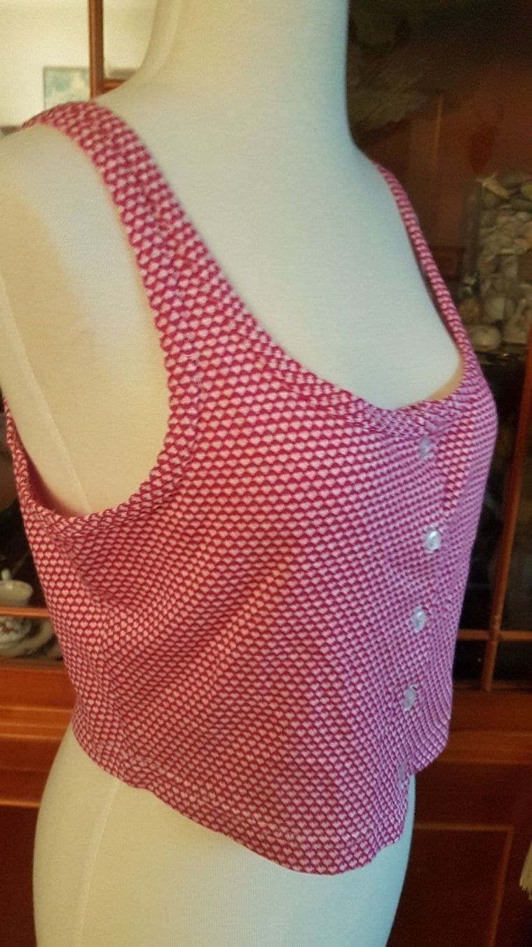 Tops: Kurzes rot-weiss sexy Top – Neu (gemäss Beschreibung) aus Oberengstringen von Asteroid56 4