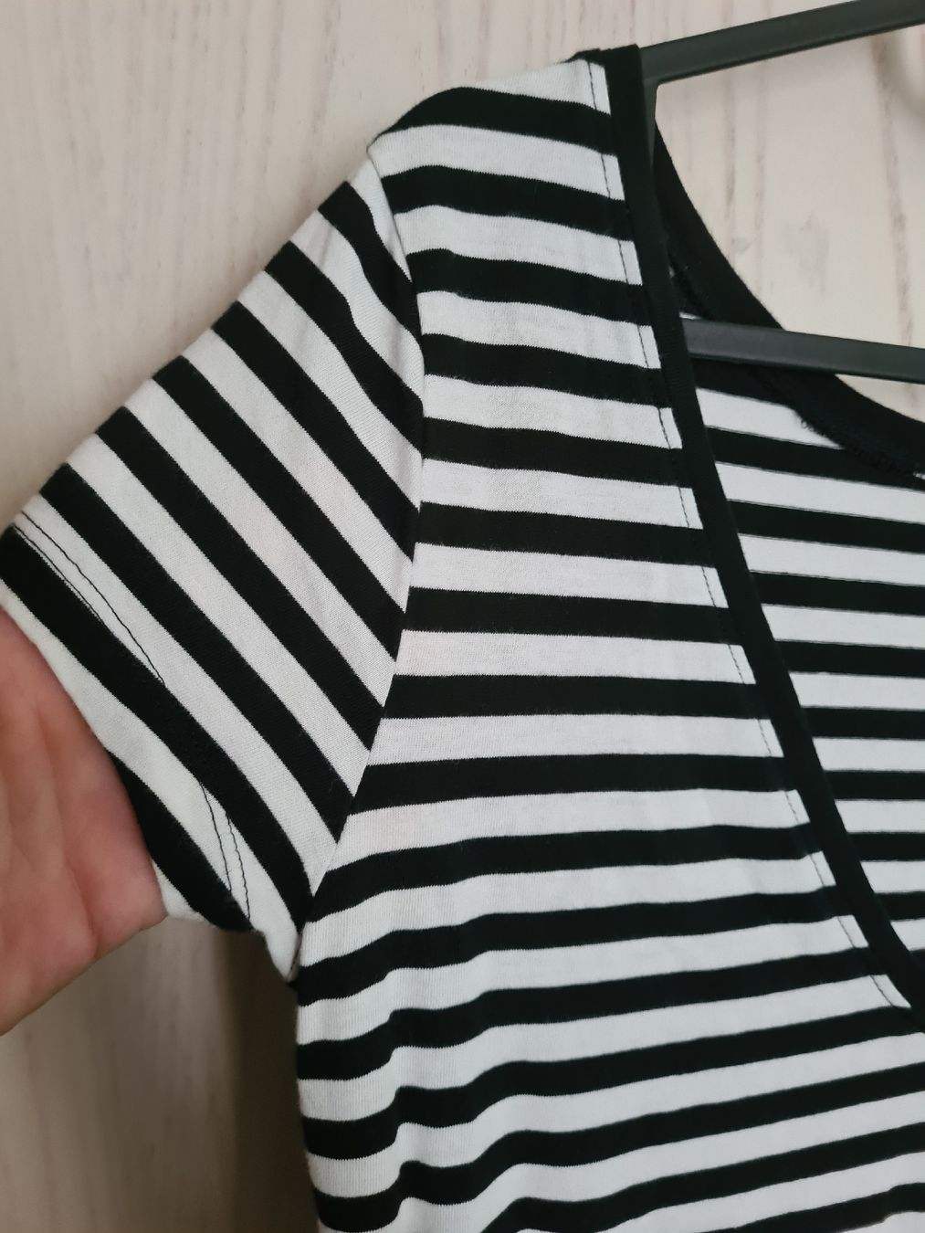 Only Vestiti: Maxikleid, Only, XS, gestreift, schwarz-weiss – Usato da Steinhausen venduto da MilaB 5