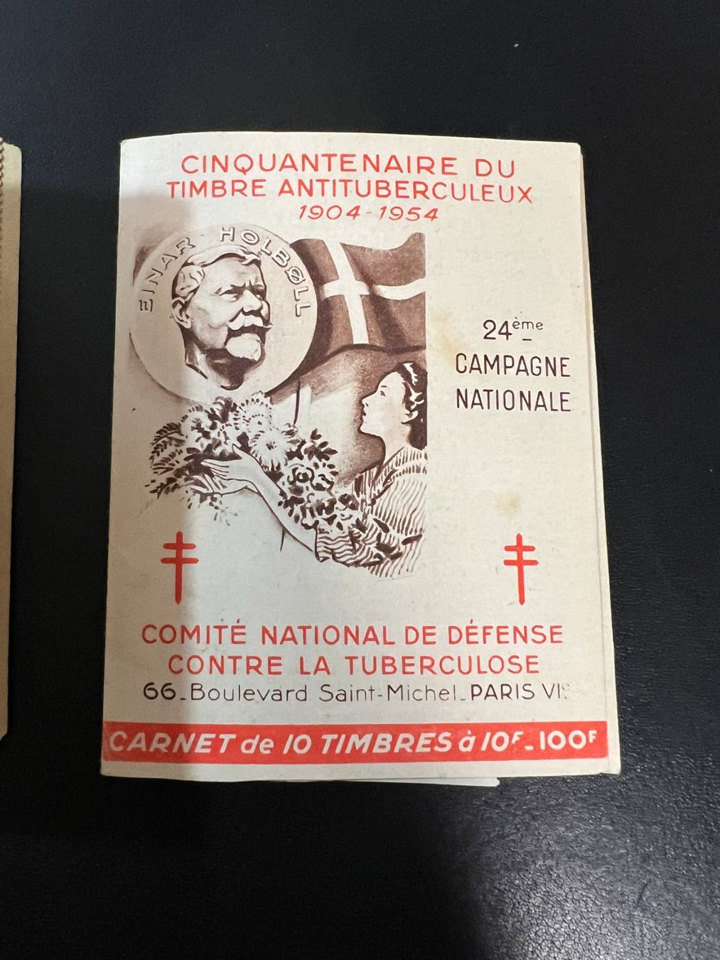 Alle Briefmarken: 2 carnets campagne tuberculose 1947 et 1957 – Gebraucht aus Lausanne von ffhoud 3