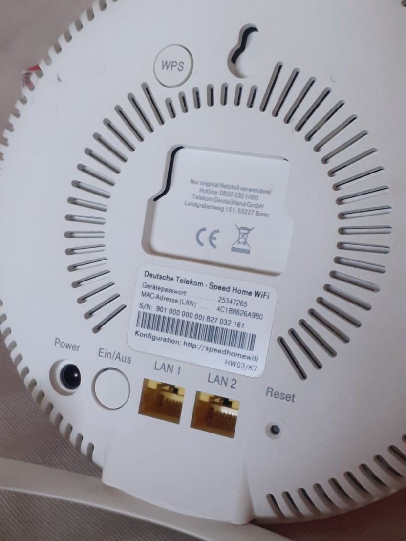 Modem & Router: Telekom Speed Home WiFi Mesh Repeater WLAN – Usato da Kilchberg ZH venduto da hobbysale01 2