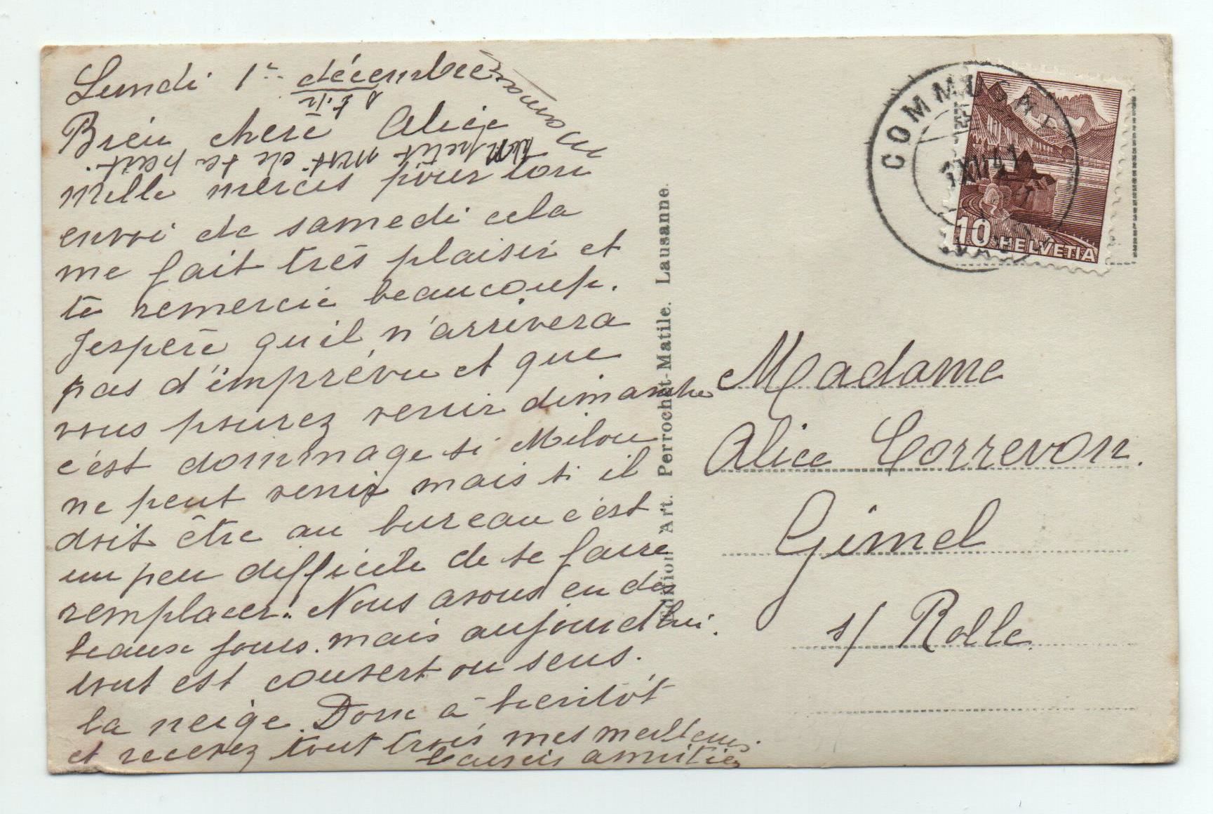 Cartes postales: COMMUGNY Café du Guillaume Tell - Oldtimer, Auto – D'occasion à Jona par philajona 1