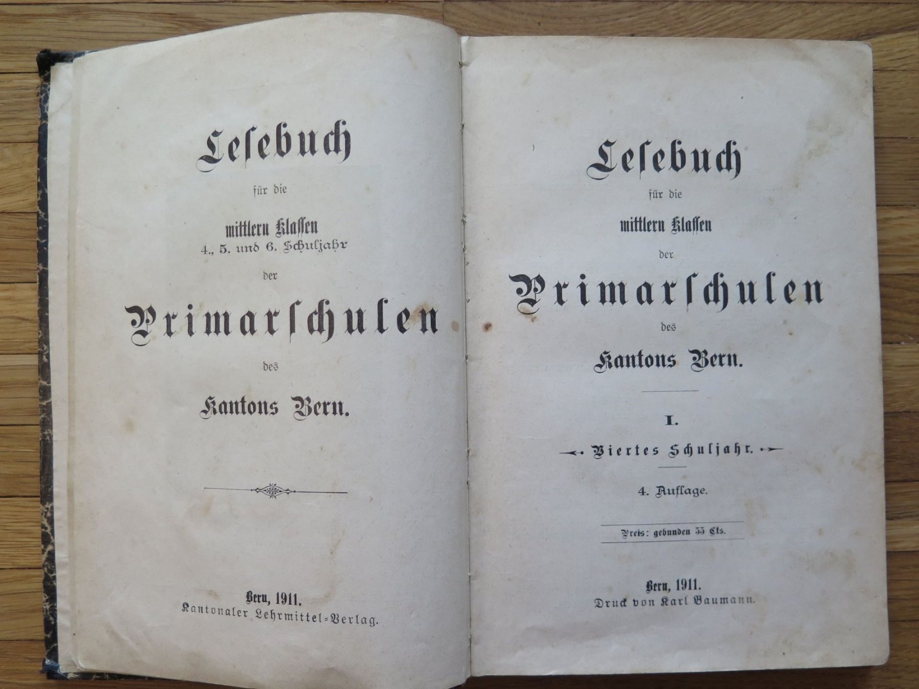 Libri: Schule - Antiquarisches Buch -  Lesebuch Kanton Bern – Usato da Zwingen venduto da Tigertimmi
