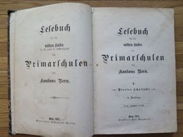 Schule - Antiquarisches Buch -  Lesebuch Kanton Bern