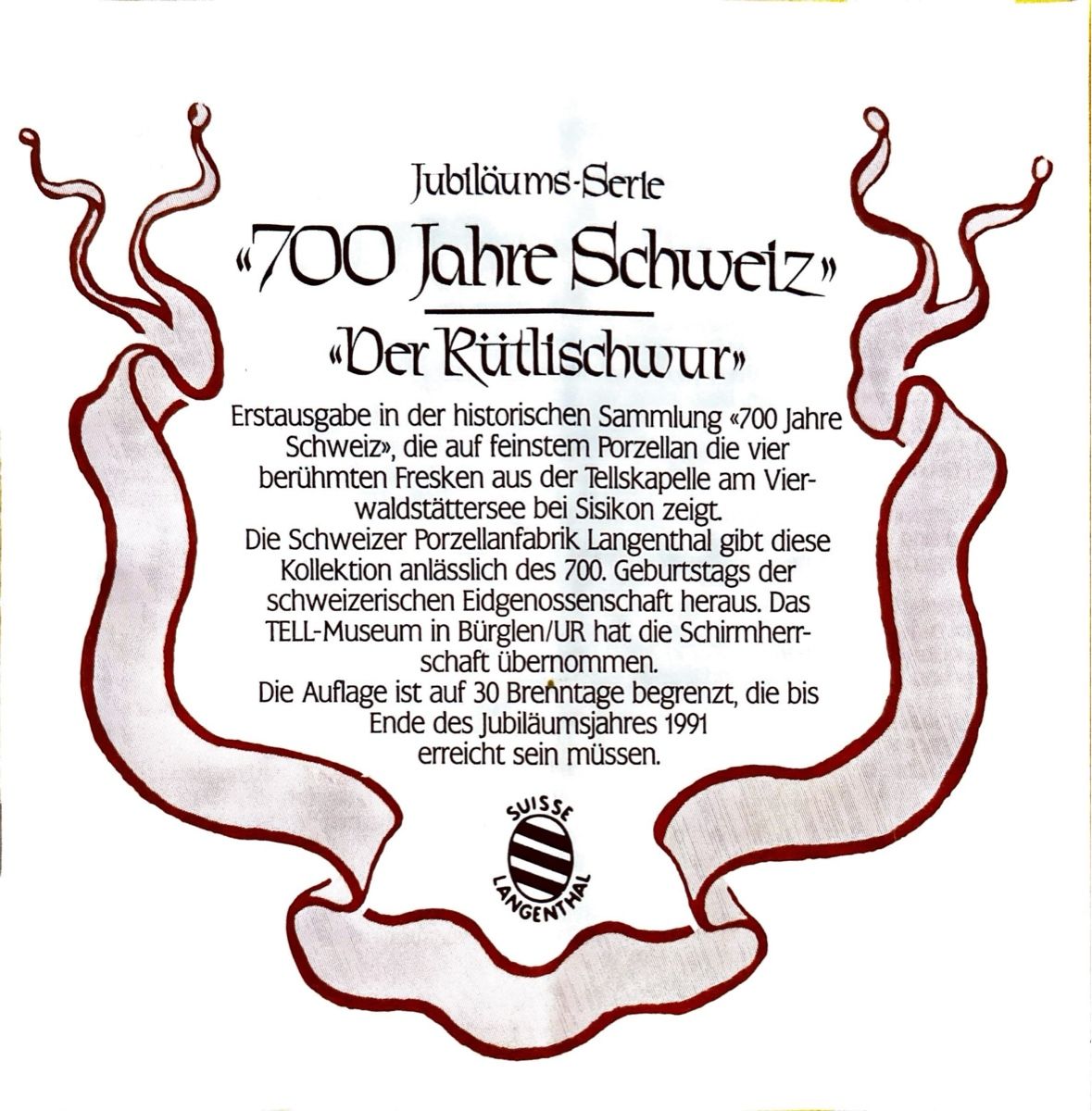 Tutte le decorazioni: Schmuckteller 700 Jahre Schweiz – Usato da Basel venduto da stiefeli63 1