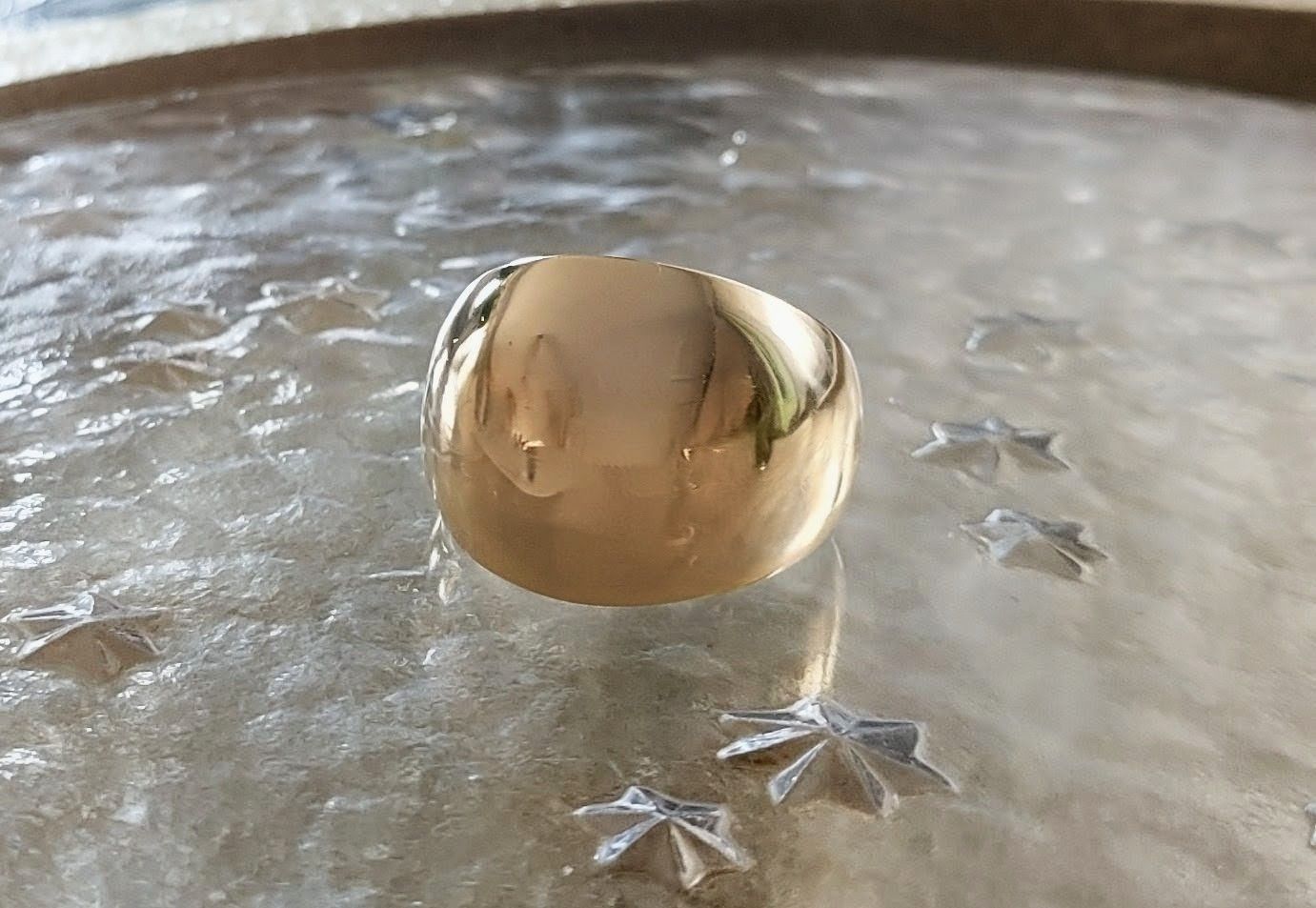 Ringe: Goldener Statement Ring ❣️Neu❣️ – Neu (gemäss Beschreibung) aus Ettenhausen TG von CH2300