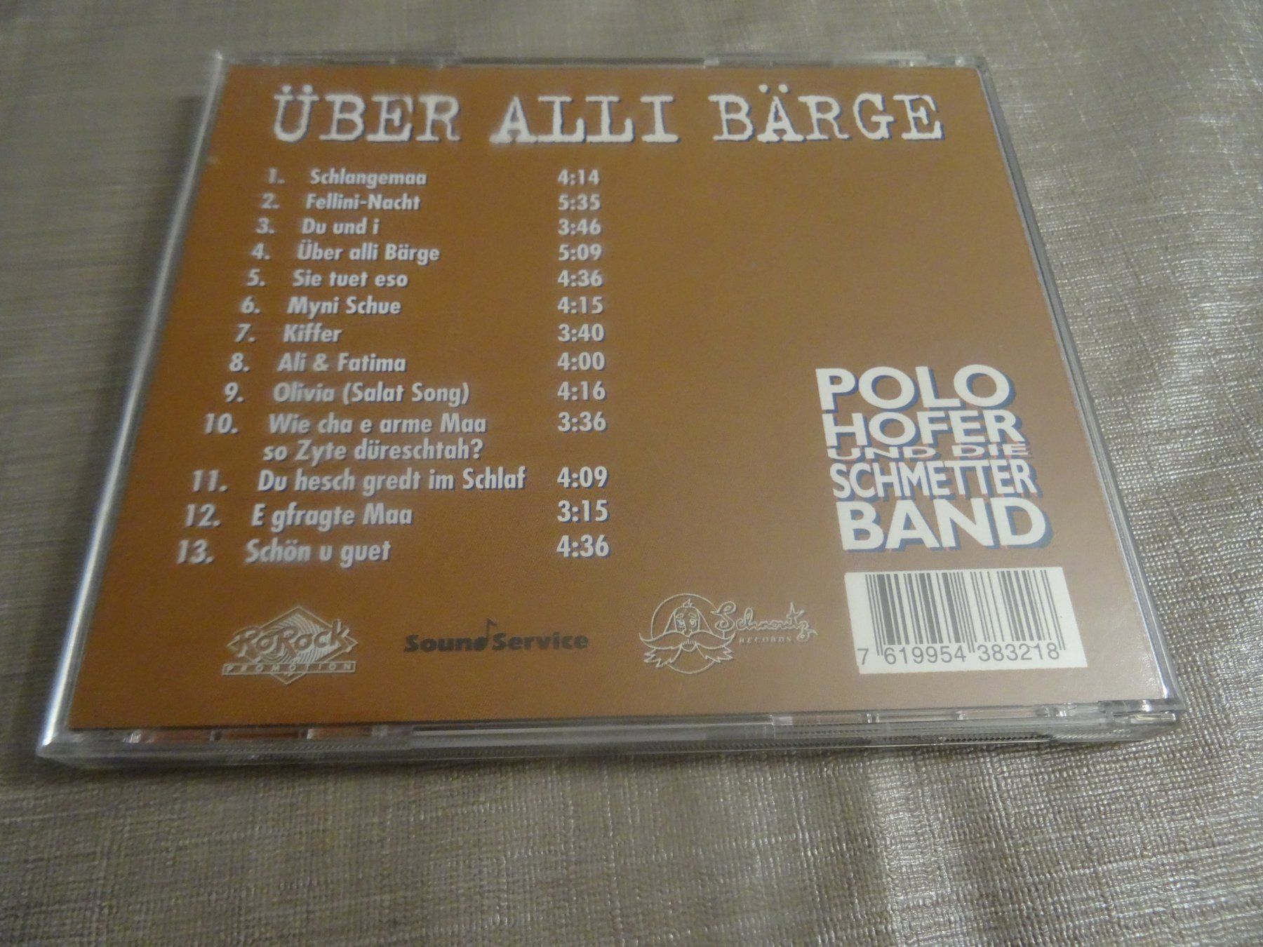 CD: Polo Hofer - Über alli Bärge CD – Usato da Olten venduto da Disc-Verkauf 1