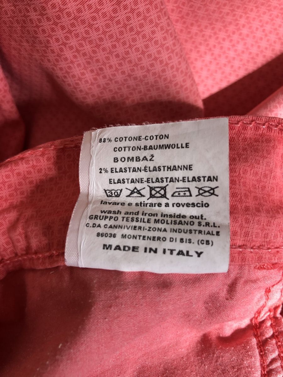 Pantaloni: Sommerhose Fuchsia/Rosa mit Muster – Usato da Zürich venduto da lino07 7