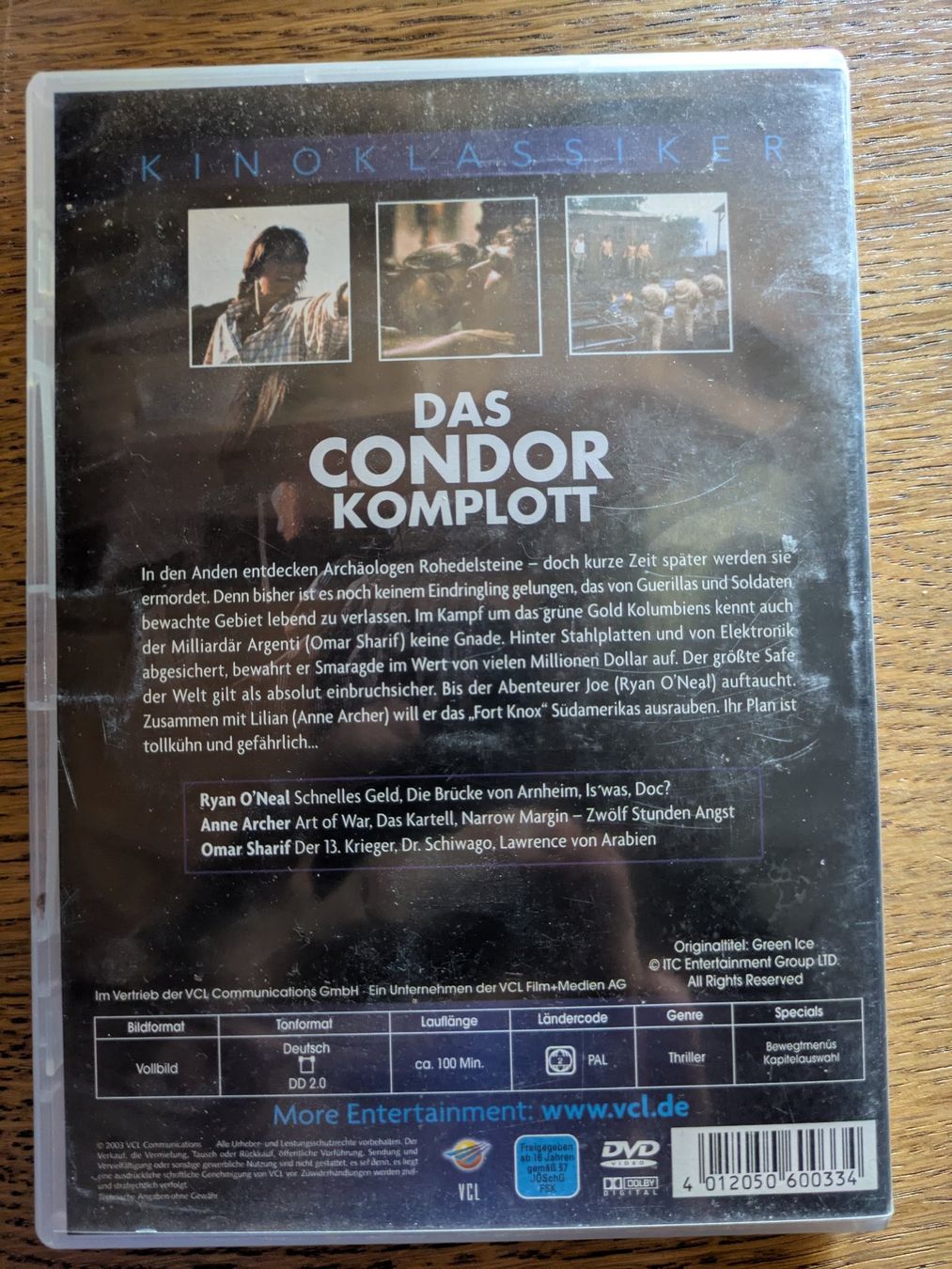 Tutti i DVDs: Das Condor Komplott (DVD - 2007 - Sharif, Omar) – Usato da Männedorf venduto da Pacer19 1