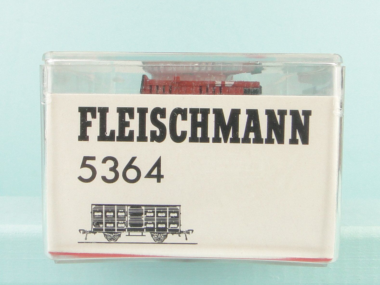 Fleischmann Modellini di ferrovie: Fleischmann H0 5364 Viehwagen, NEU – Usato da Bülach venduto da cann11 2