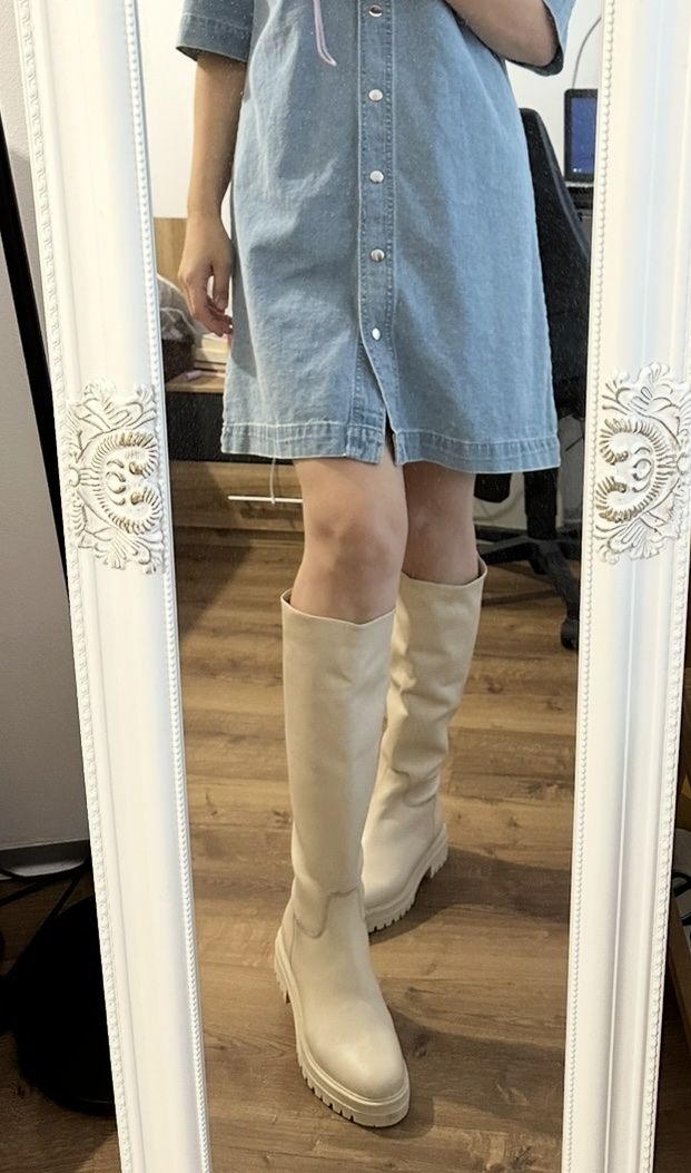 Chaussures femmes: Neue Beige Stiefel Garcia – Neuf (Voir description) à Visp par inf_7cg2 2