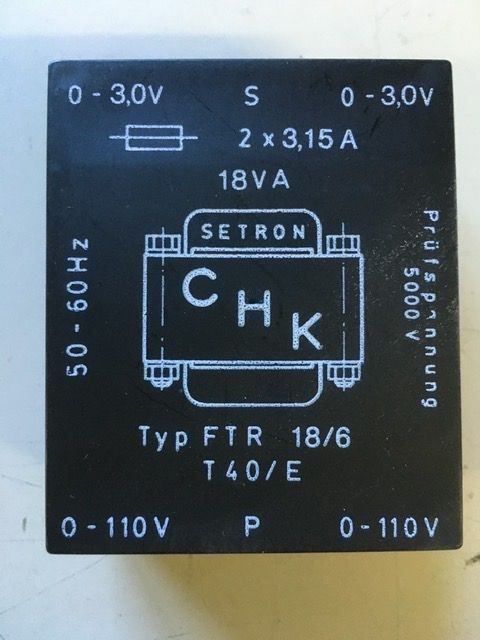 Componenti elettronici: Printtrafo 2x3V 18VA – Nuovo e nell'imballaggio originale da Brugg AG venduto da Pedro4