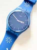 Swatch Gent Special VEBO* Uhr, Blau, Top Zustand!